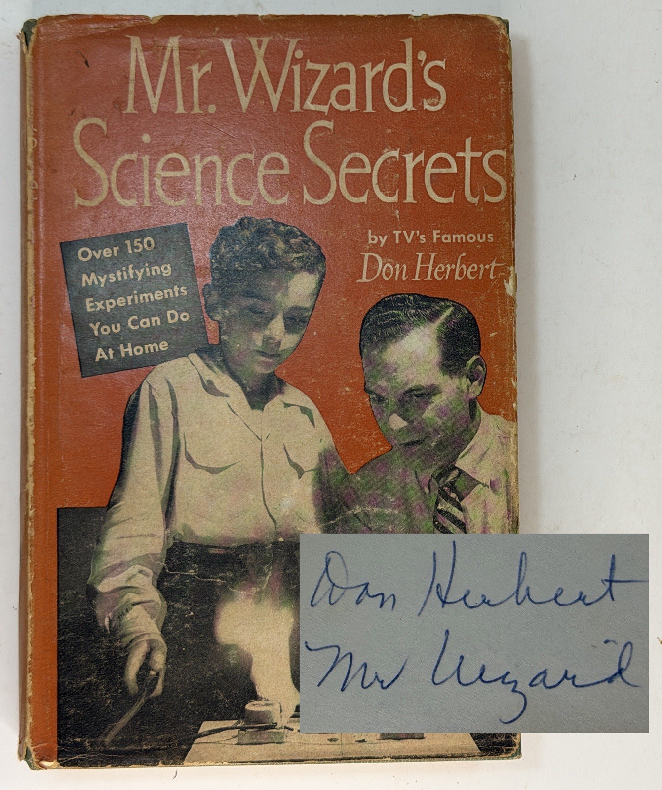 🔬 SIGNED Mr. Wizard\'s Science Secrets Don Herbert 1953 2nd HC/DJ Pop Mechanics