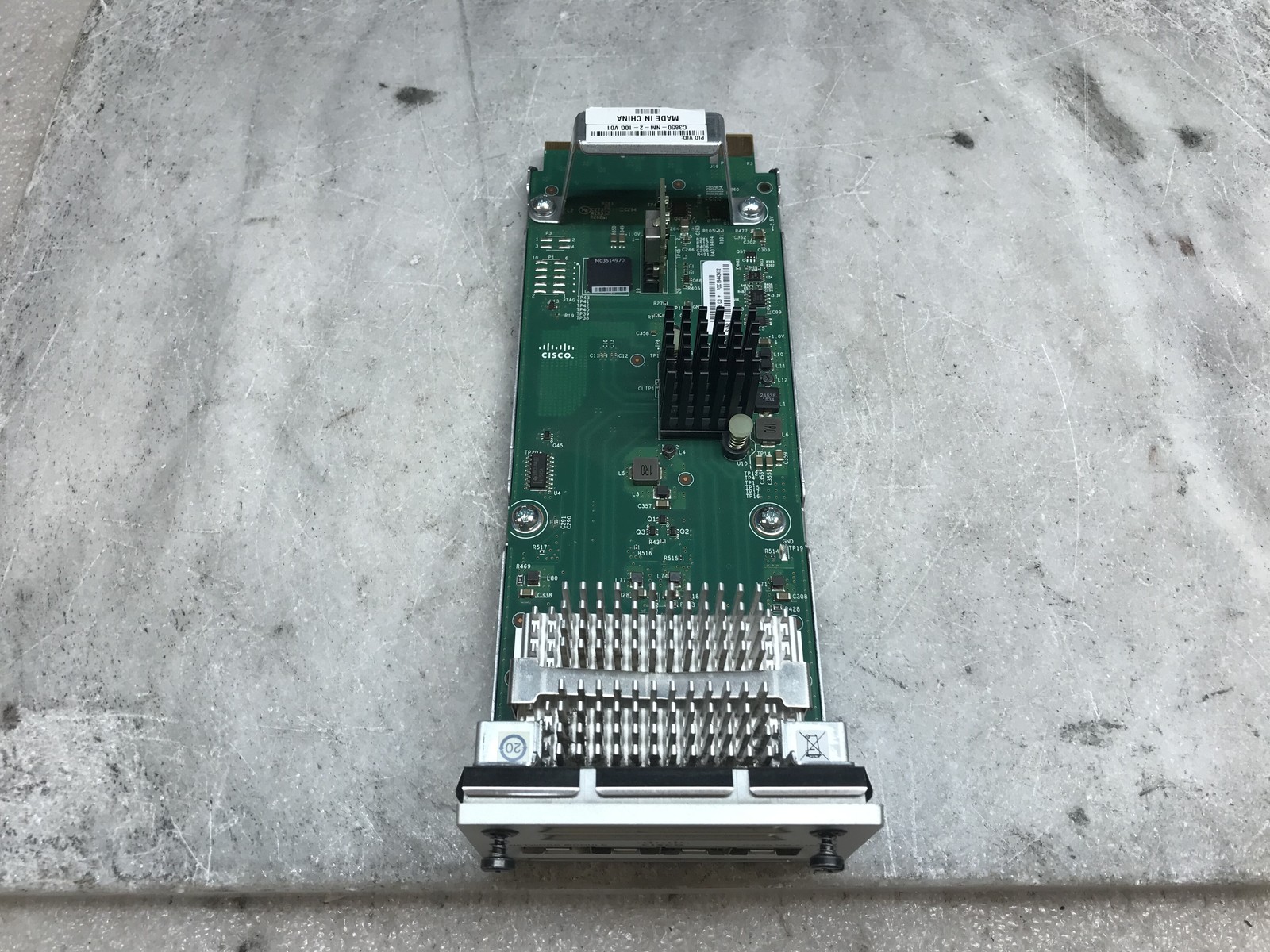 Cisco C3850-NM-2-10G V01 4-Port Network Module 2x 10G SFP+ 2x 1G SFP