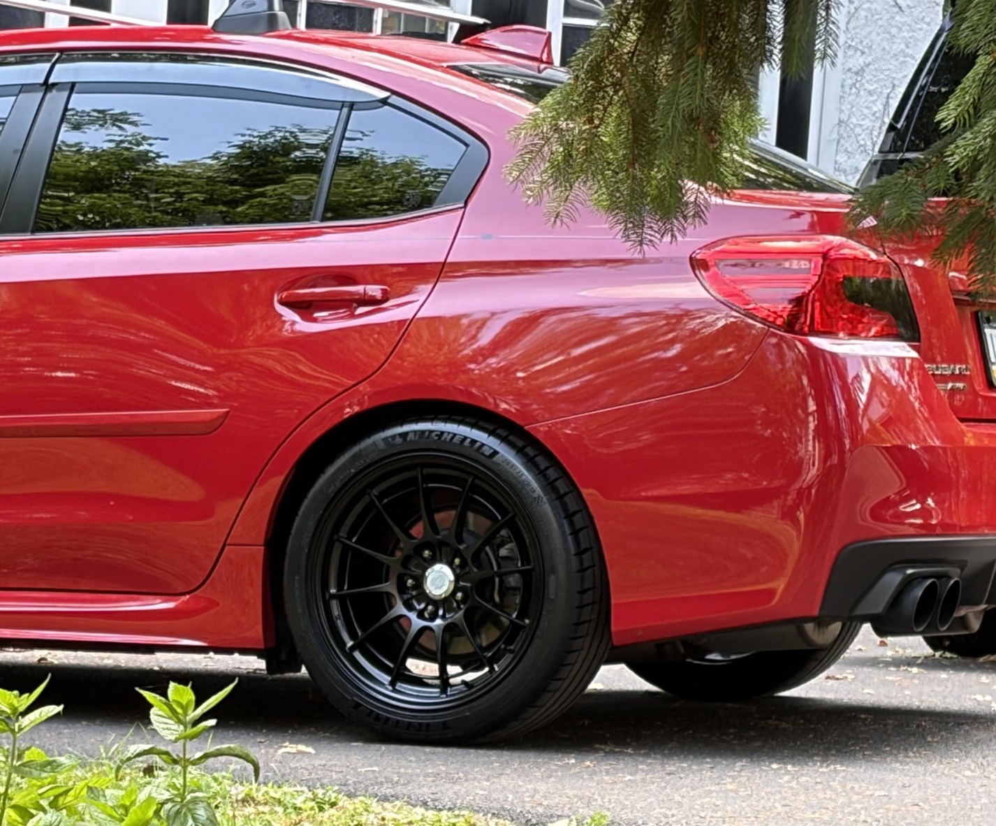 AWE Touring Catback 2015-2021 WRX/STI Diamond Black Tips