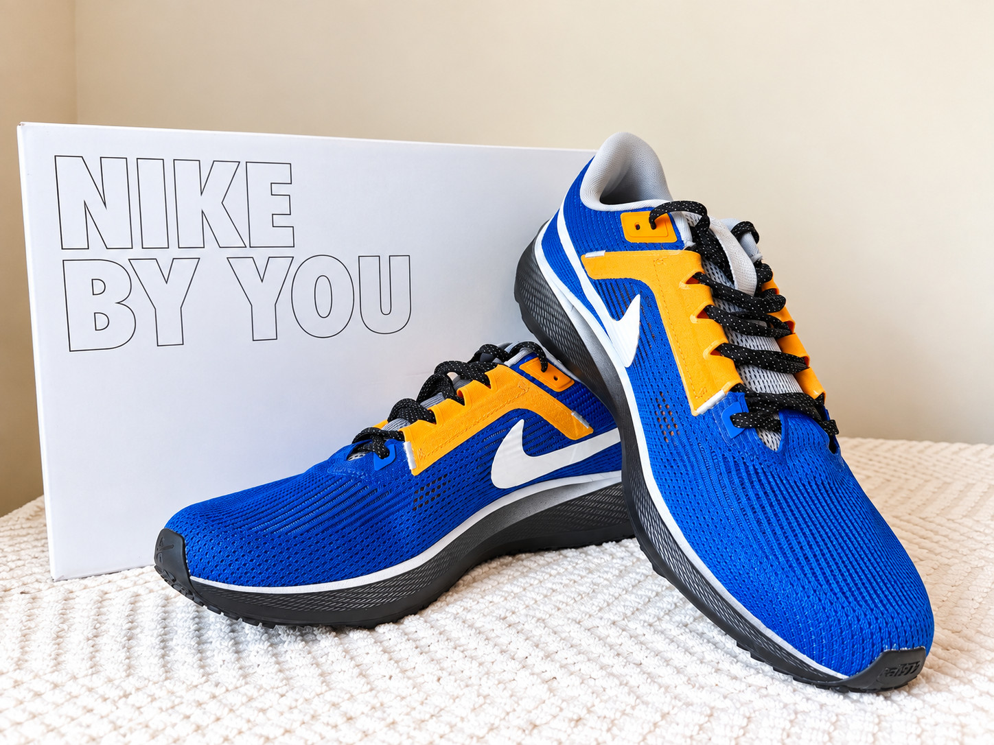 Brand New Nike By You Air Zoom Pegasus 40 – Custom Blue/Orange – Men’s