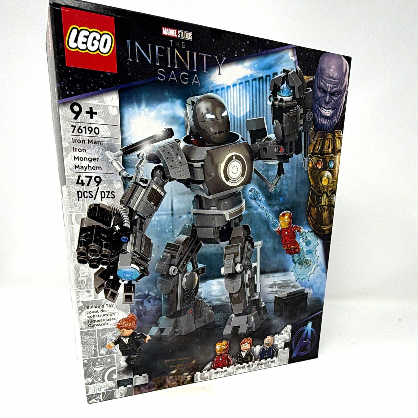 LEGO Marvel 76190 Iron Man: Iron Monger Mayhem 479 pcs Complete Set Ages 9+ #2 LEGO Marvel 76190 Iron Man: Iron Monger Mayhem 479 pcs Complete Set Ages 9+ #2