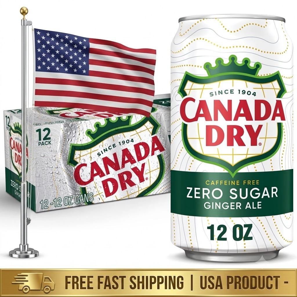 Canada Dry Zero Sugar Ginger Ale Soda, 12 fl oz cans, 12 pack - Canada Dry Zero Sugar Ginger Ale Soda, 12 fl oz cans, 12 pack -