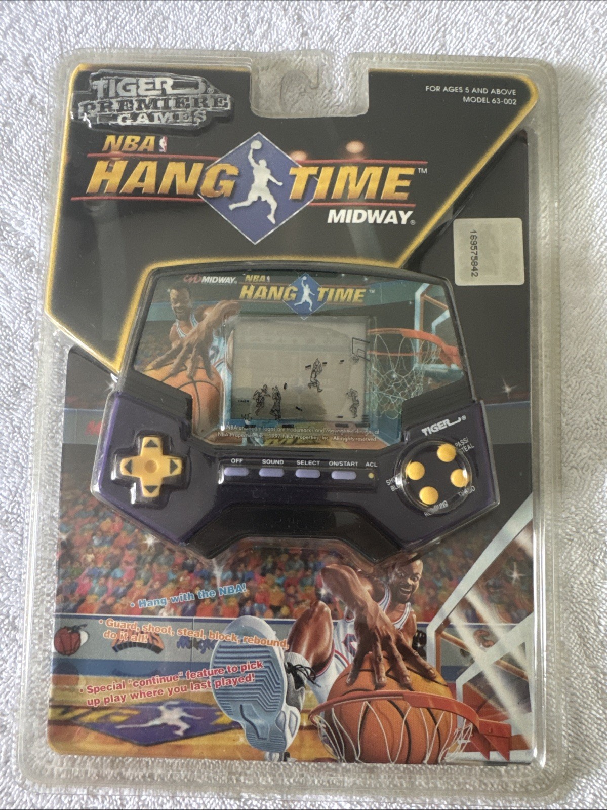 Vintage Tiger Electronics 1997 NBA Hangtime Midway Game Factory Sealed