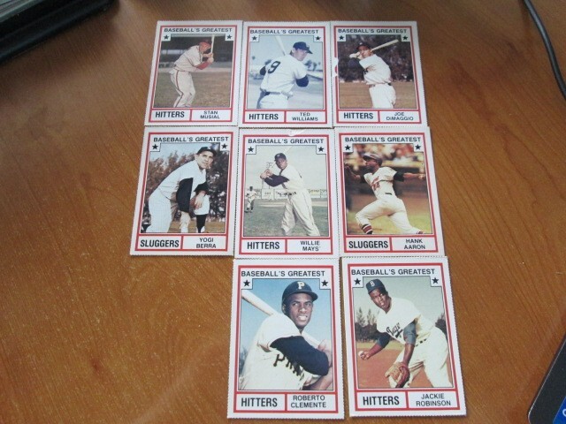 8 TCMA  Baseball\'s Greatest  Baseball cards