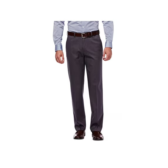 $70 Haggar Men’s Premium Khaki Stretch Classic Fit Flat Pants 38 x 29 pjl2426