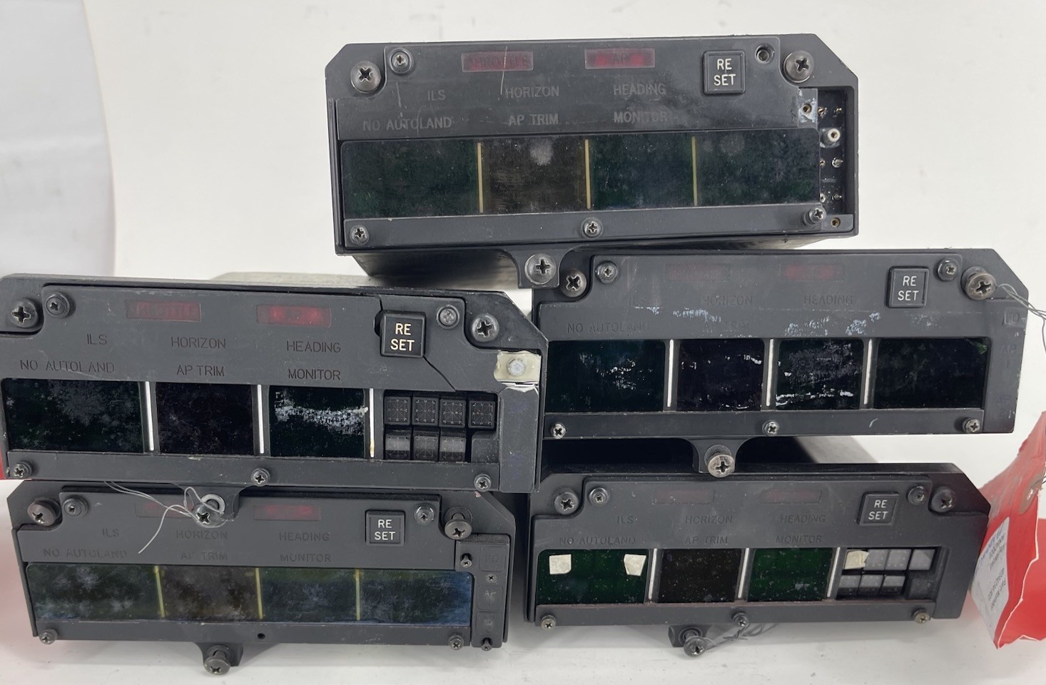 Lot of 5 Sperry Honeywell 4034234-901 Flight Mode Annunciator FMA Aircraft #1
