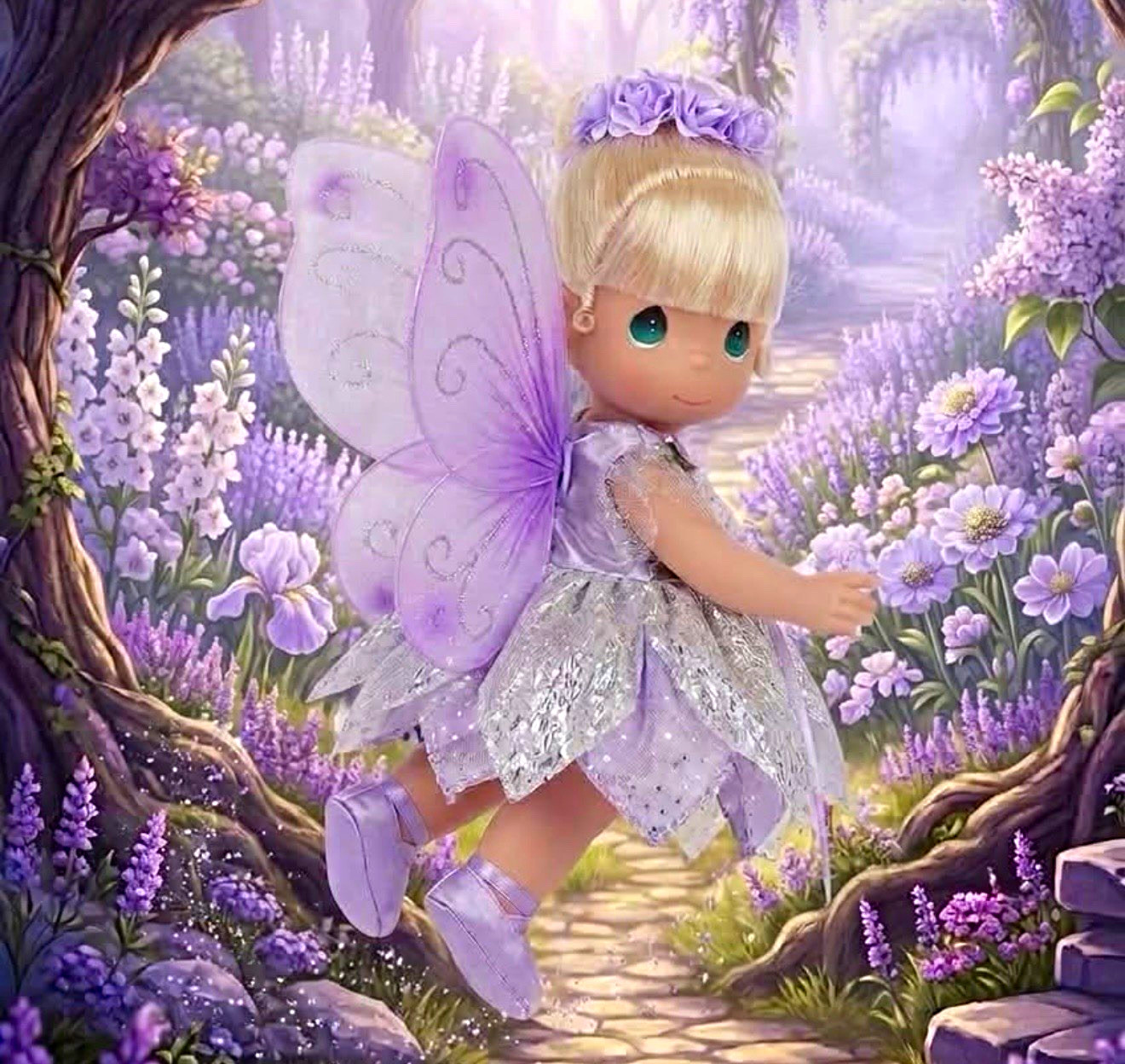 Disney's 100th Anniversary Tinker Bell 12 inch Precious Moments limited edition 