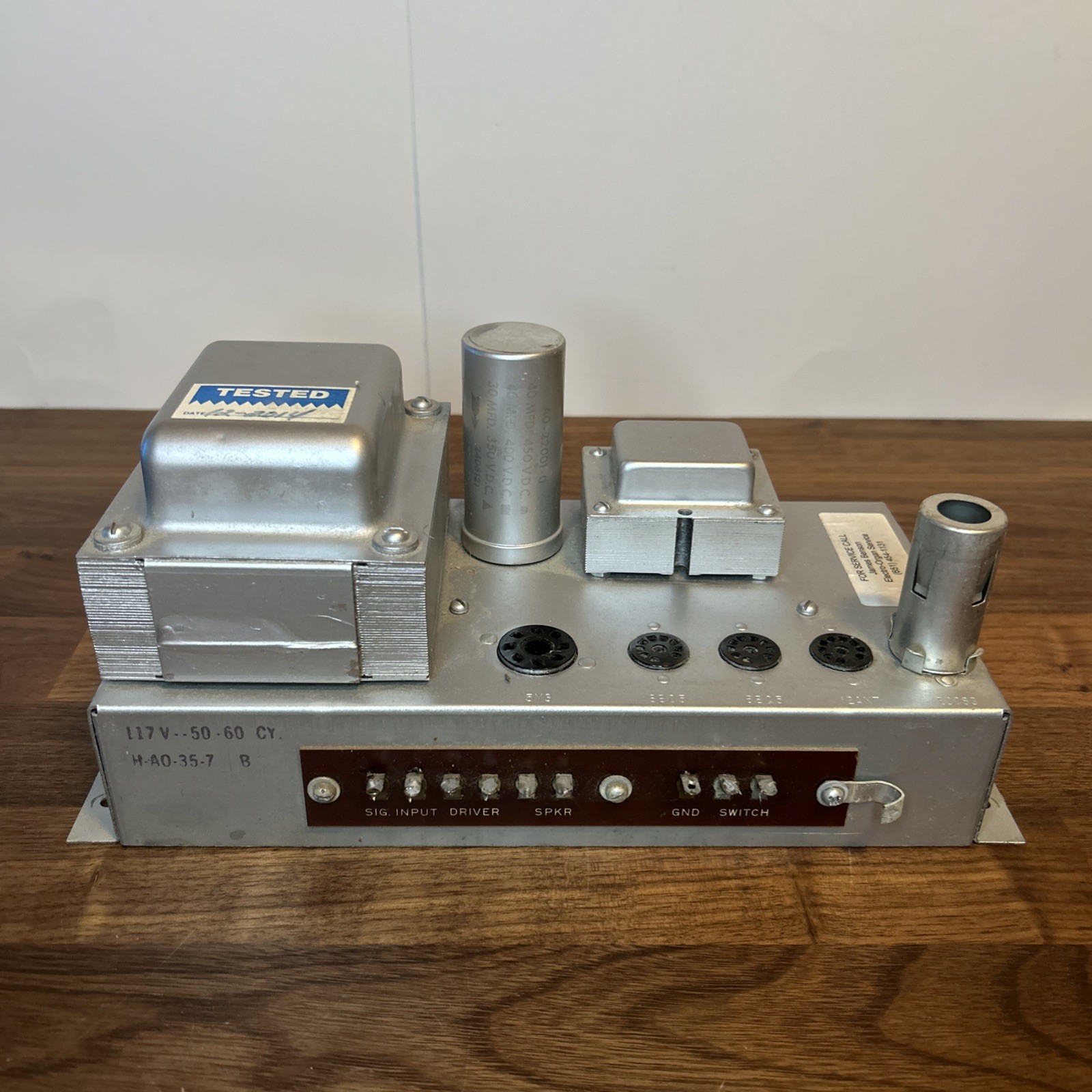 Hammond H AO-35-7 Vintage Reverb Amp Tube Pre Amplifier guitar ect Hammond H AO-35-7 Vintage Reverb Amp Tube Pre Amplifier guitar ect