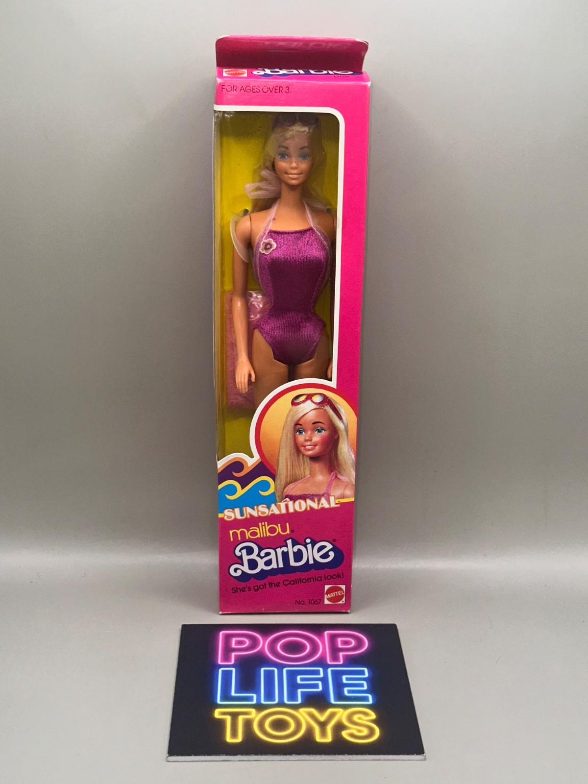 Vintage 1981 Mattel “Sunsational Malibu Barbie” #1067 *NRFB*