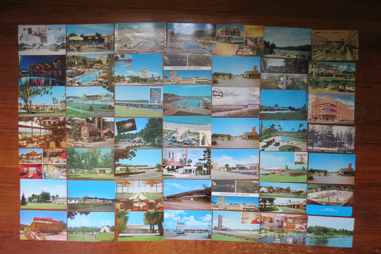 200 VINTAGE MOTEL & HOTEL POSTCARDS FROM ACROSS THE USA - Roadside America