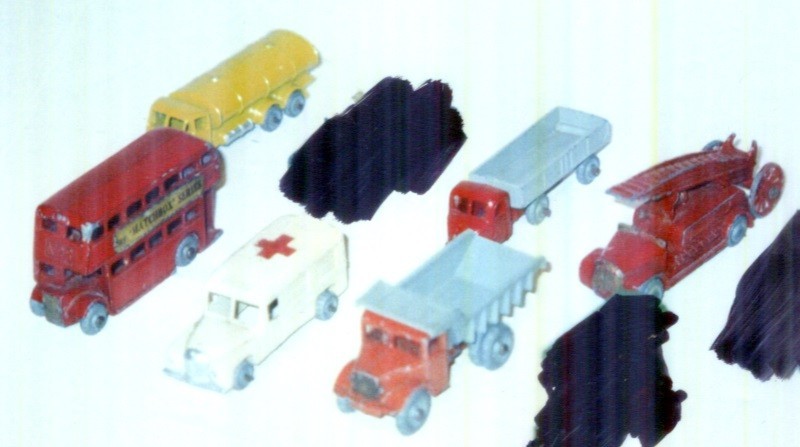 Lot of 6 Vintage 1950's Matchbox Lesney Moko Die Cast Cars Vehicles All A's
