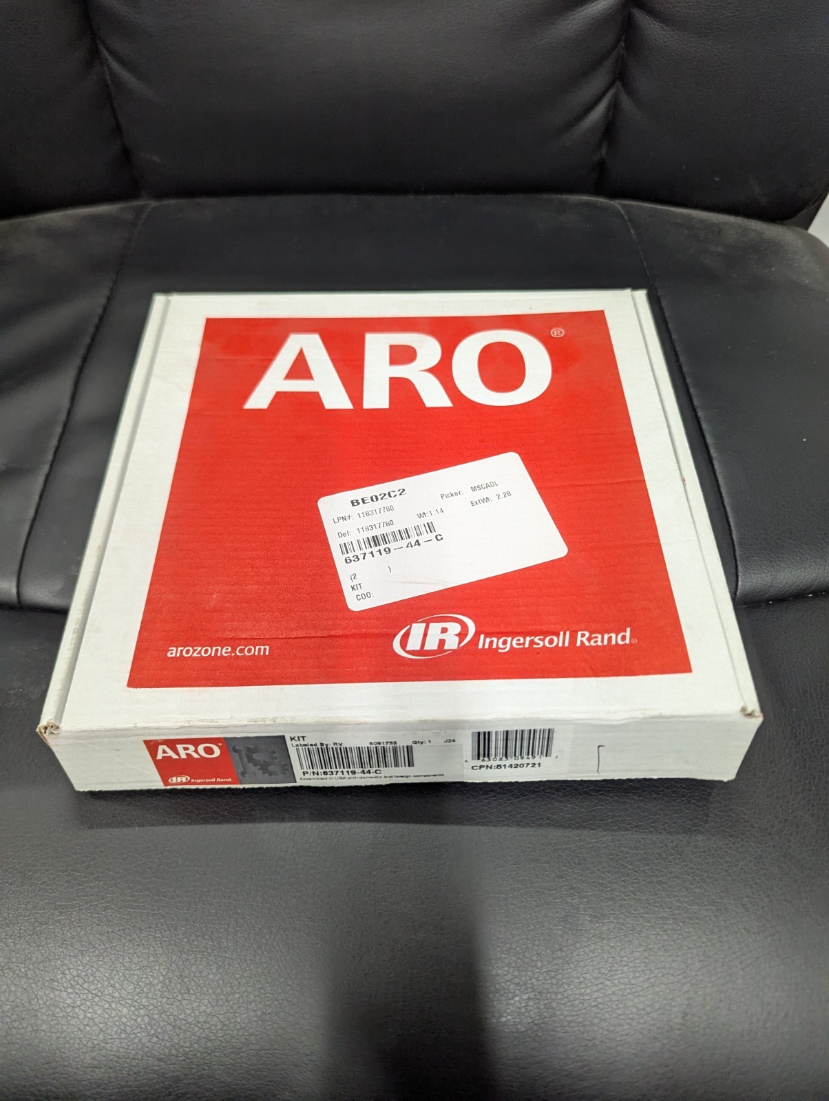 New ARO Ingersoll Rand 637119-44-C TEFLON Kit, in U.S.A. New ARO Ingersoll Rand 637119-44-C TEFLON Kit, in U.S.A.