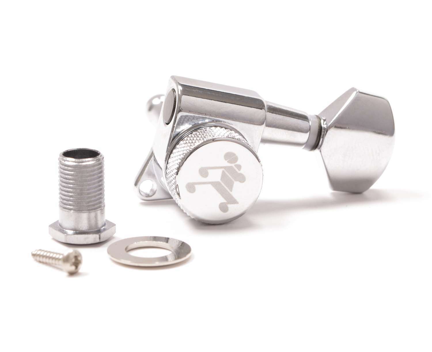 Genuine Tone Ninja 19:1 Locking Tuners, 4x2 set, Chrome