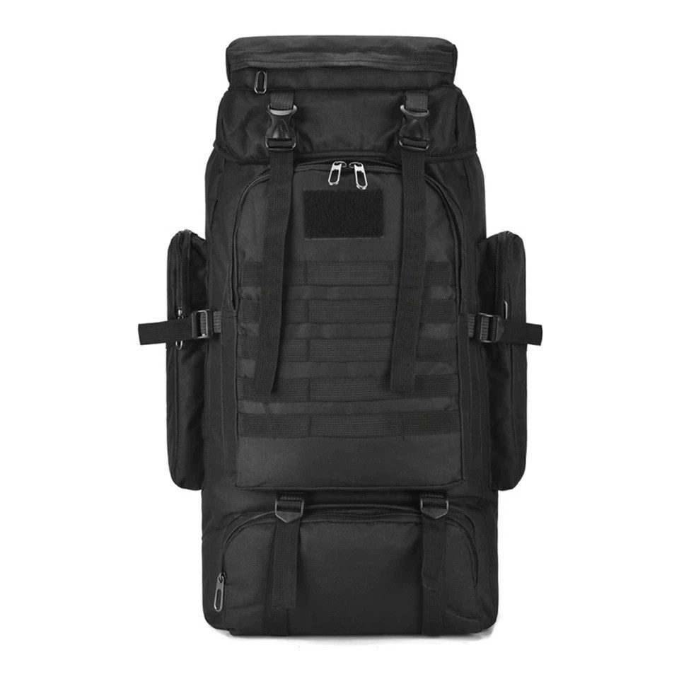 80L-100L Outdoor Hiking Military Tactical Backpack Rucksack Camping Trekking Bag