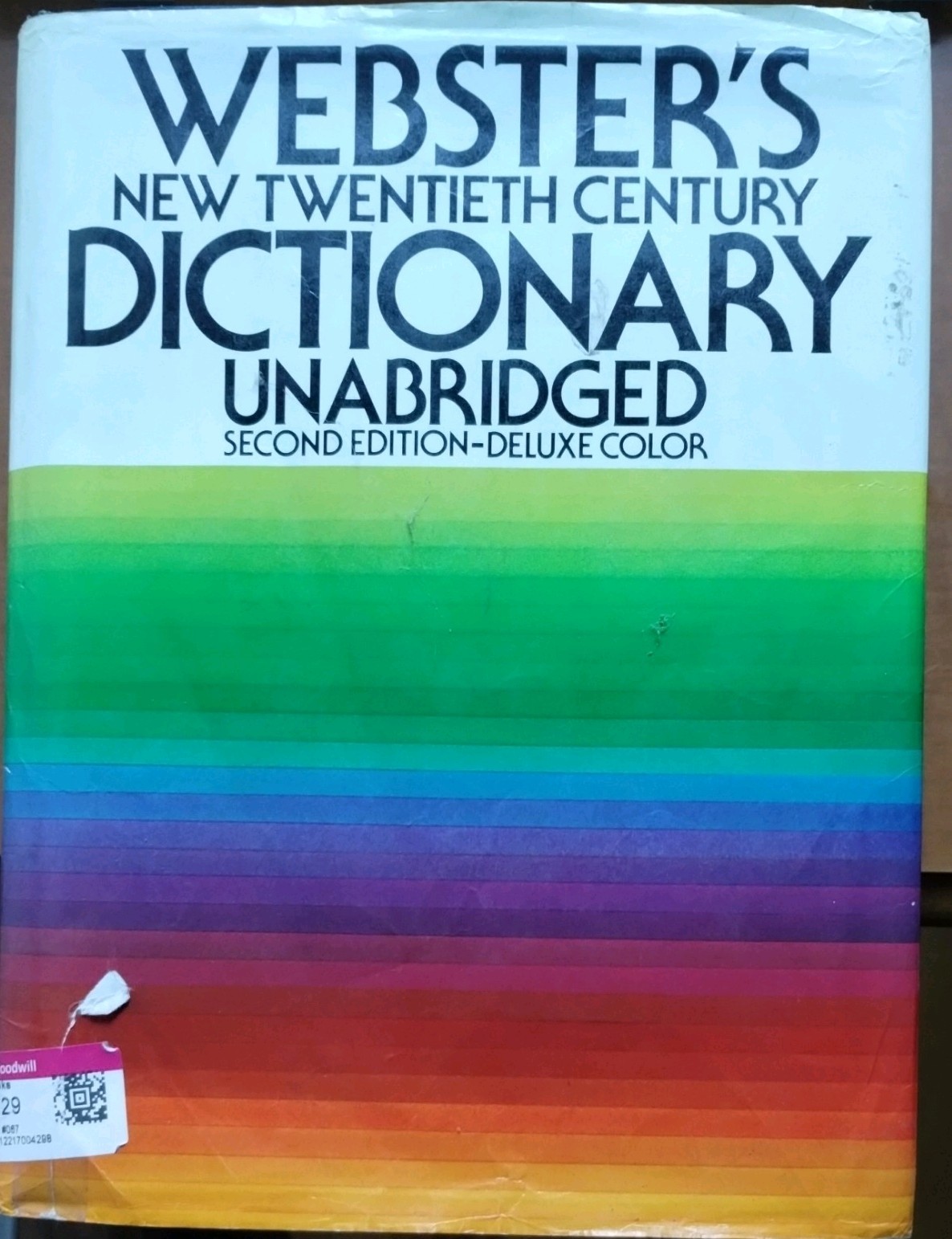 Webster\'s New 20th Century Dictionary of the English Language Unabridged 1983 Webster\'s New 20th Century Dictionary of the English Language Unabridged 1983