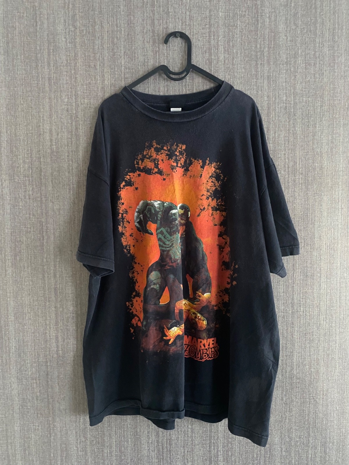 Vintage Marvel Zombies Venom T Shirt Mad Engine Size 2XL Black Graphic Tee