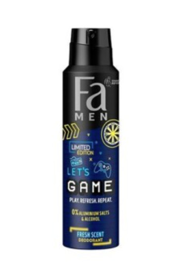 Fa Men Limited Edition Let\'s Game Deodorant Fa Men Limited Edition Let\'s Game Deodorant
