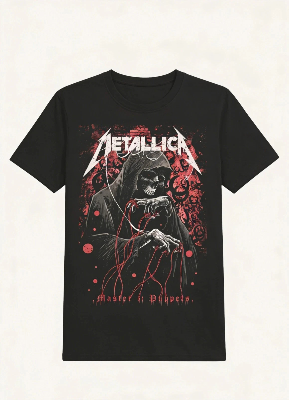 Heavy Metal Band Rock Punk Master of Puppets Metallica Cotton T-shirt S-5XL