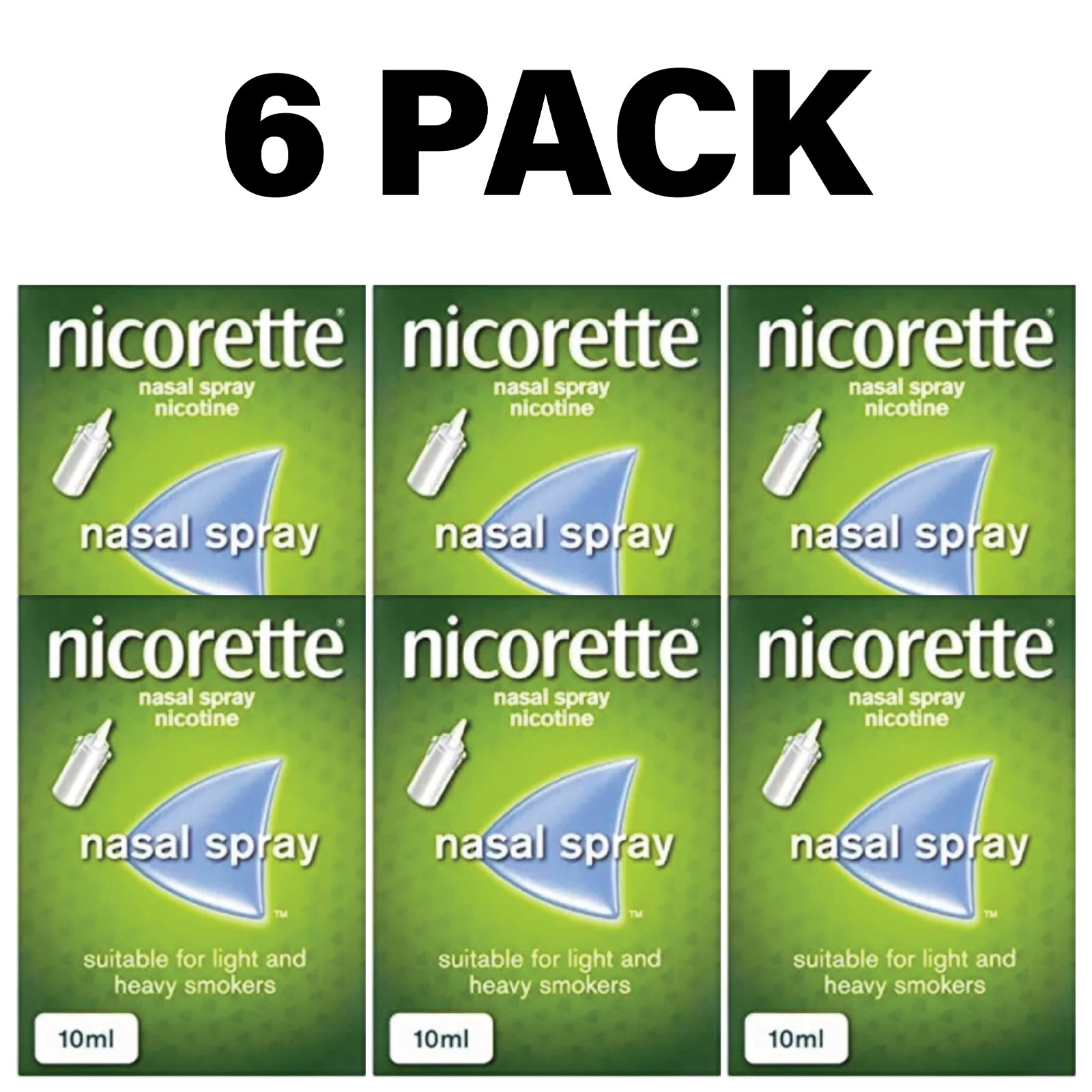 6 PACK - Nasal Spray - 10ml