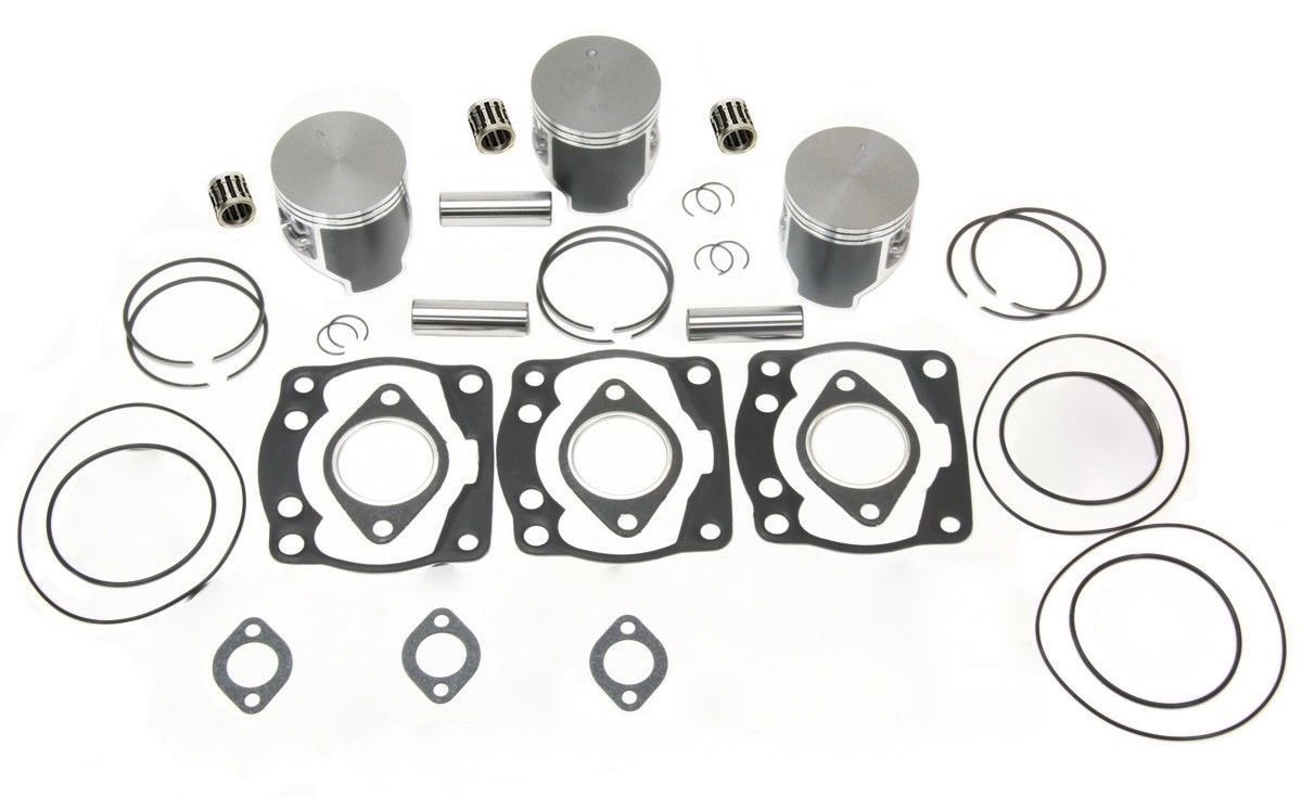 1998 Polaris 700 XCR SPI Pistons Bearings Gaskets Top End Rebuild Kit 66.60mm 1998 Polaris 700 XCR SPI Pistons Bearings Gaskets Top End Rebuild Kit 66.60mm