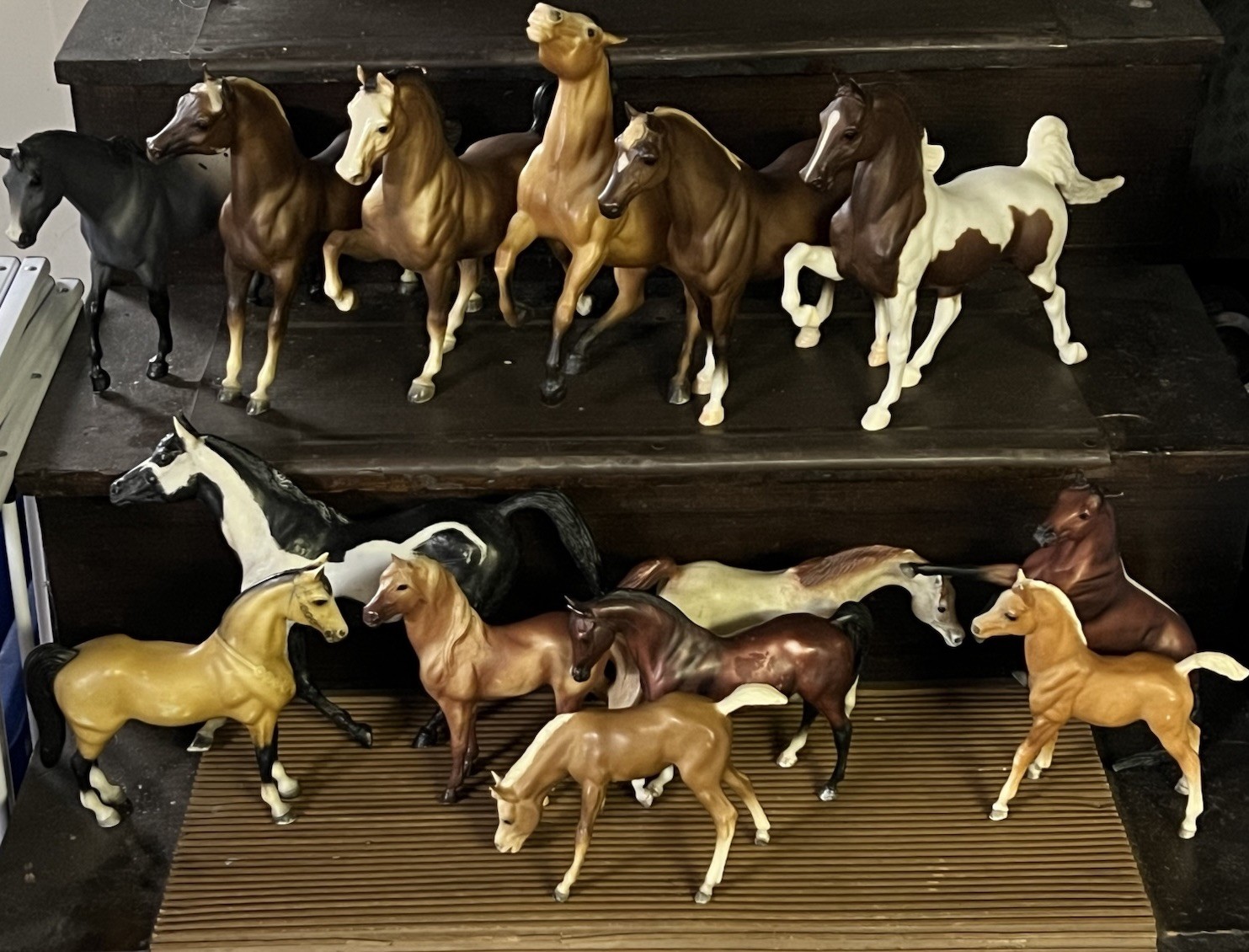 Lot of 14 Vintage Breyer Model Traditional Horses from the 1990\'s 80’s 70’s Lot of 14 Vintage Breyer Model Traditional Horses from the 1990\'s 80’s 70’s