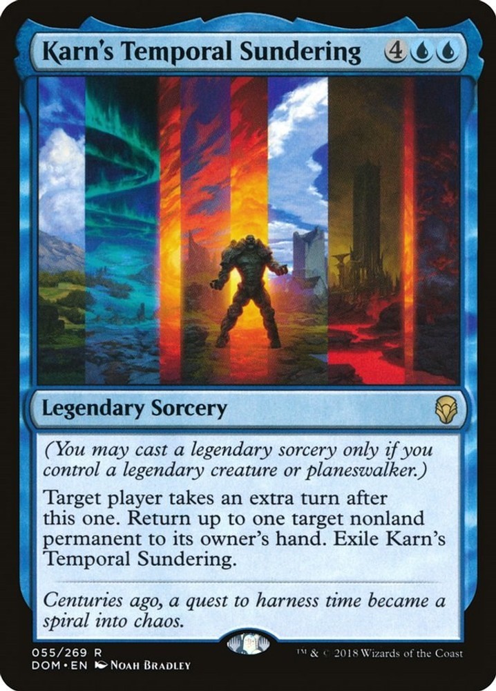 Karn\'s Temporal Sundering #55 *Foil* (NM) Dominaria (DOM) MTG