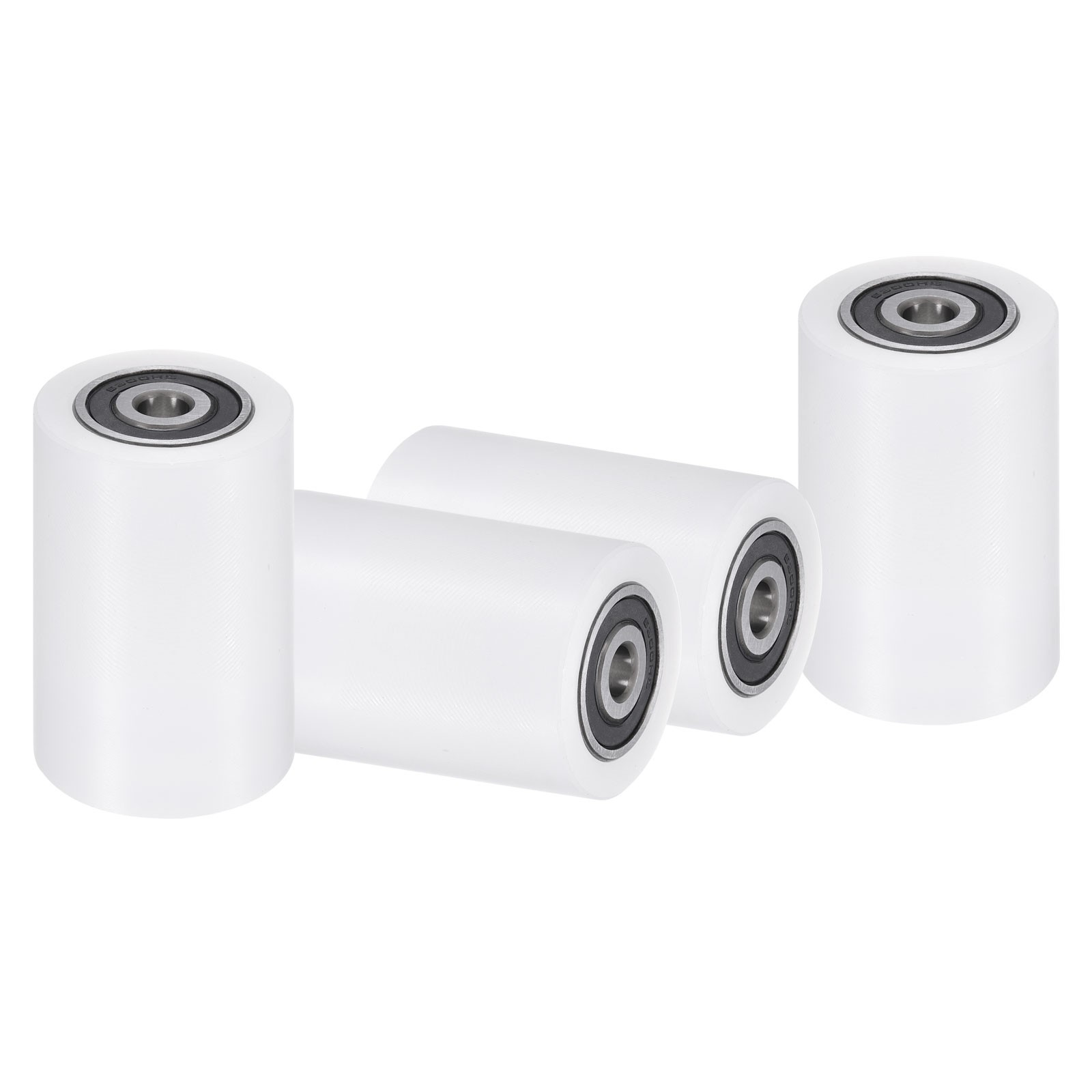 4Pcs Nylon Roller Wheel with Bearings 25/64\