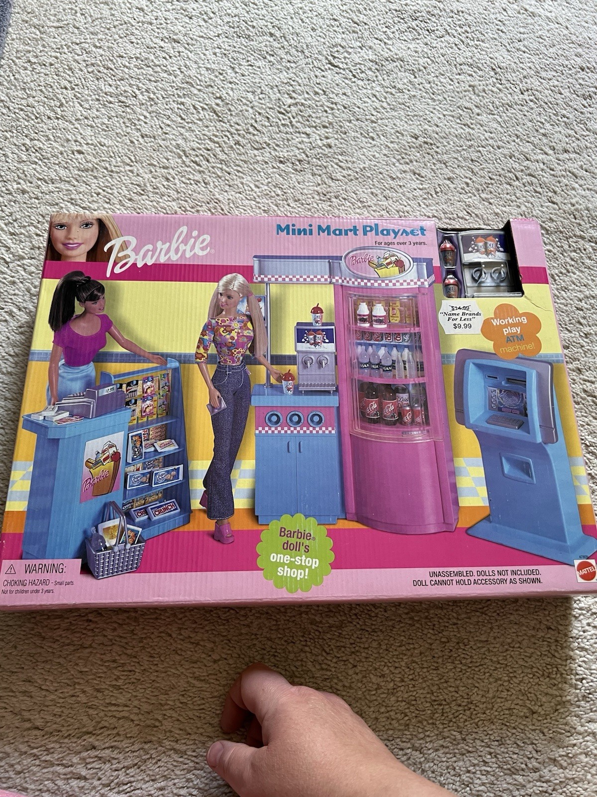 2002 Mattel Barbie Mini Mart Playset - New In Sealed Box