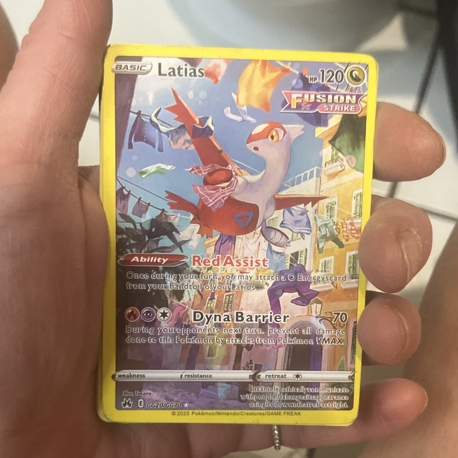 The Pokémon Company Latias GG20/GG70 Crown Zenith GG Full Art Holo UR 120