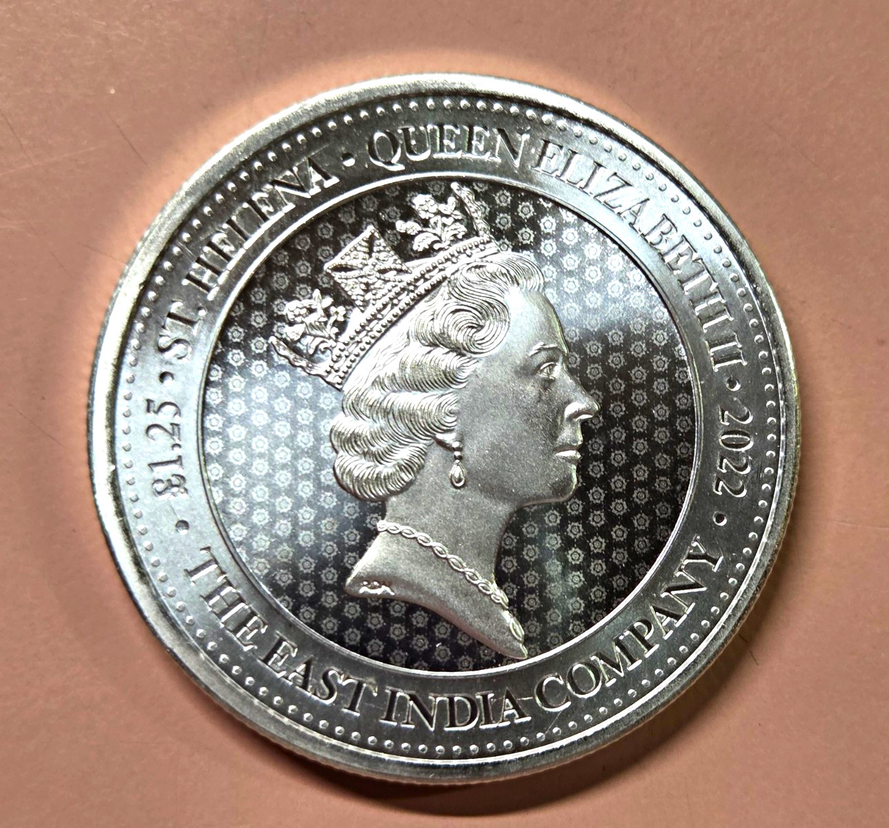 St. Helena East India Company 2022  1.25 oz .999 Silver