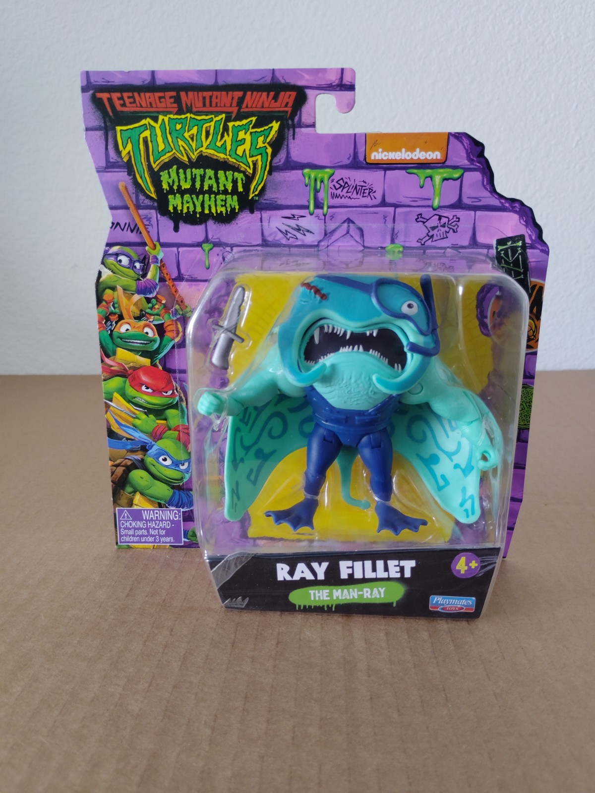 TEENAGE MUTANT NINJA TURTLES MUTANT MAYHEM 2024 TMNT RAY FILLET THE MAN-RAY NEW