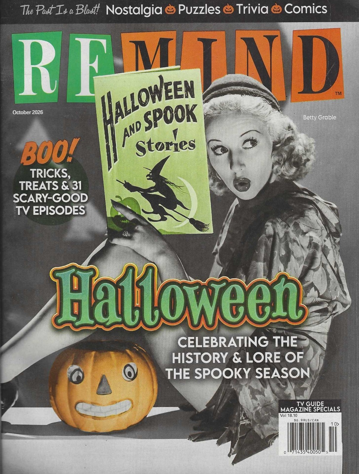 TV Guide Remind Magazine October 2026: Halloween TV Guide Remind Magazine October 2026: Halloween