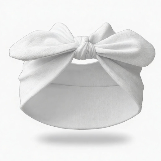 Unisex Handmade Polyester Headband with Wide Bow New Style Hair Accessory 2026