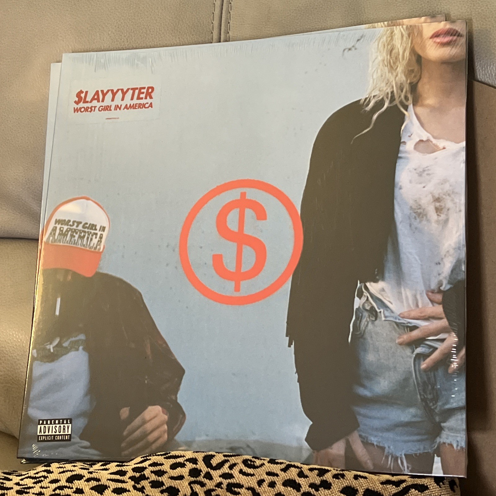 Slayyyter Wor$t Girl in America CLEAR Vinyl LP Record NEW Exclusive Sealed 33rpm