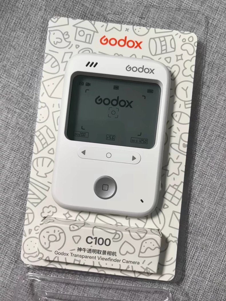 Godox C100 Smart Transparent Viewfinder Mini CCD Retro Digital Camera Sealed
