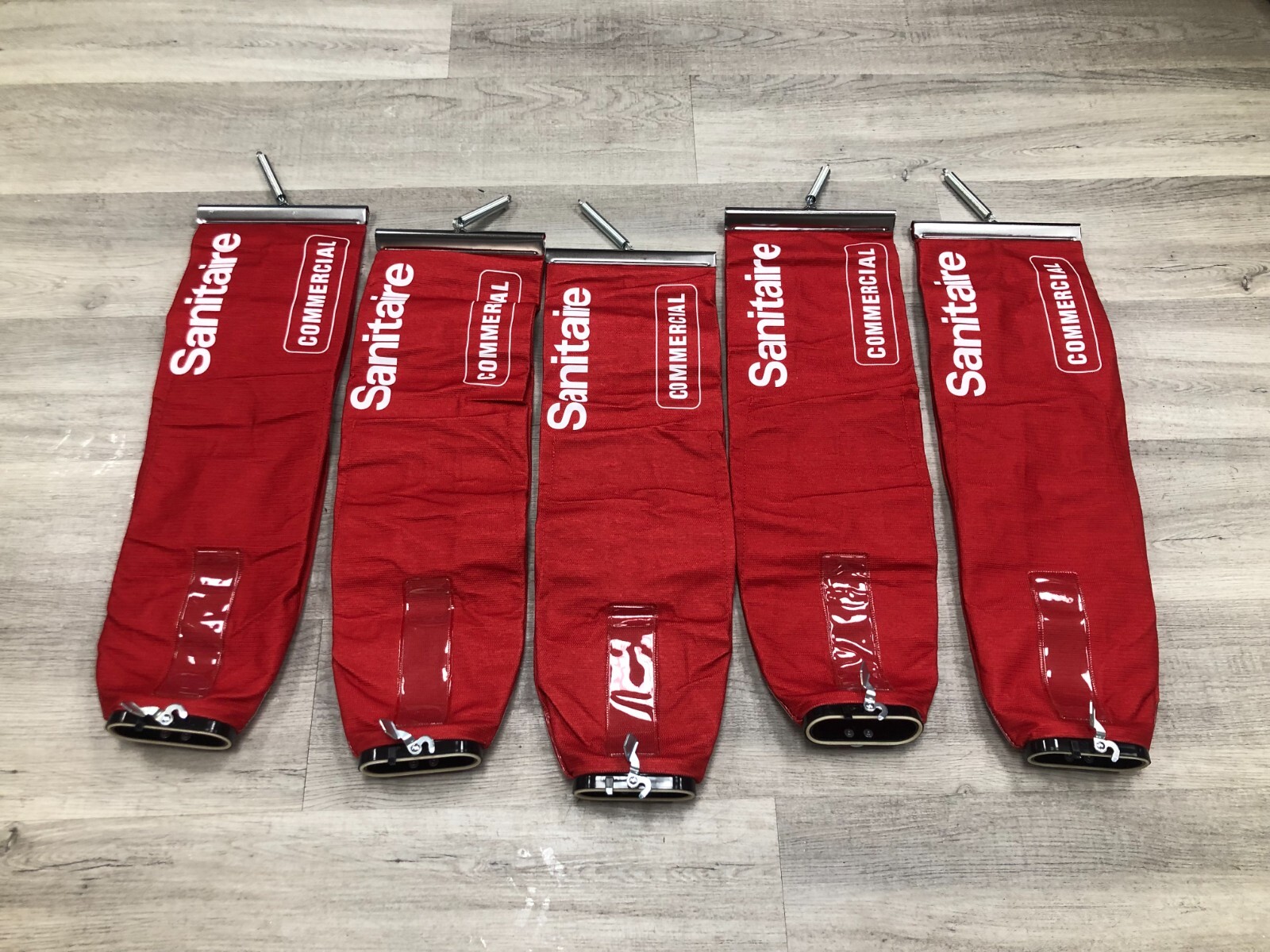 Sanitaire 54582A-4 Heavy Duty Commercial Cloth Shake-Out Vacuum Bag, Lot of 5