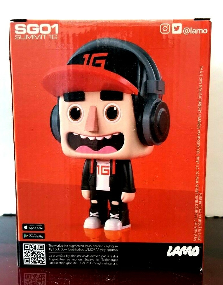 Lamo SUMMIT1G Limited Edition AR Vinyl SG01 Figure Wicked Cool Toys NEW NOS