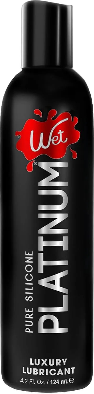 Wet Platinum Premium Silicone Lubricant Ultra Smooth Long Lasting 4.2 Fl Oz