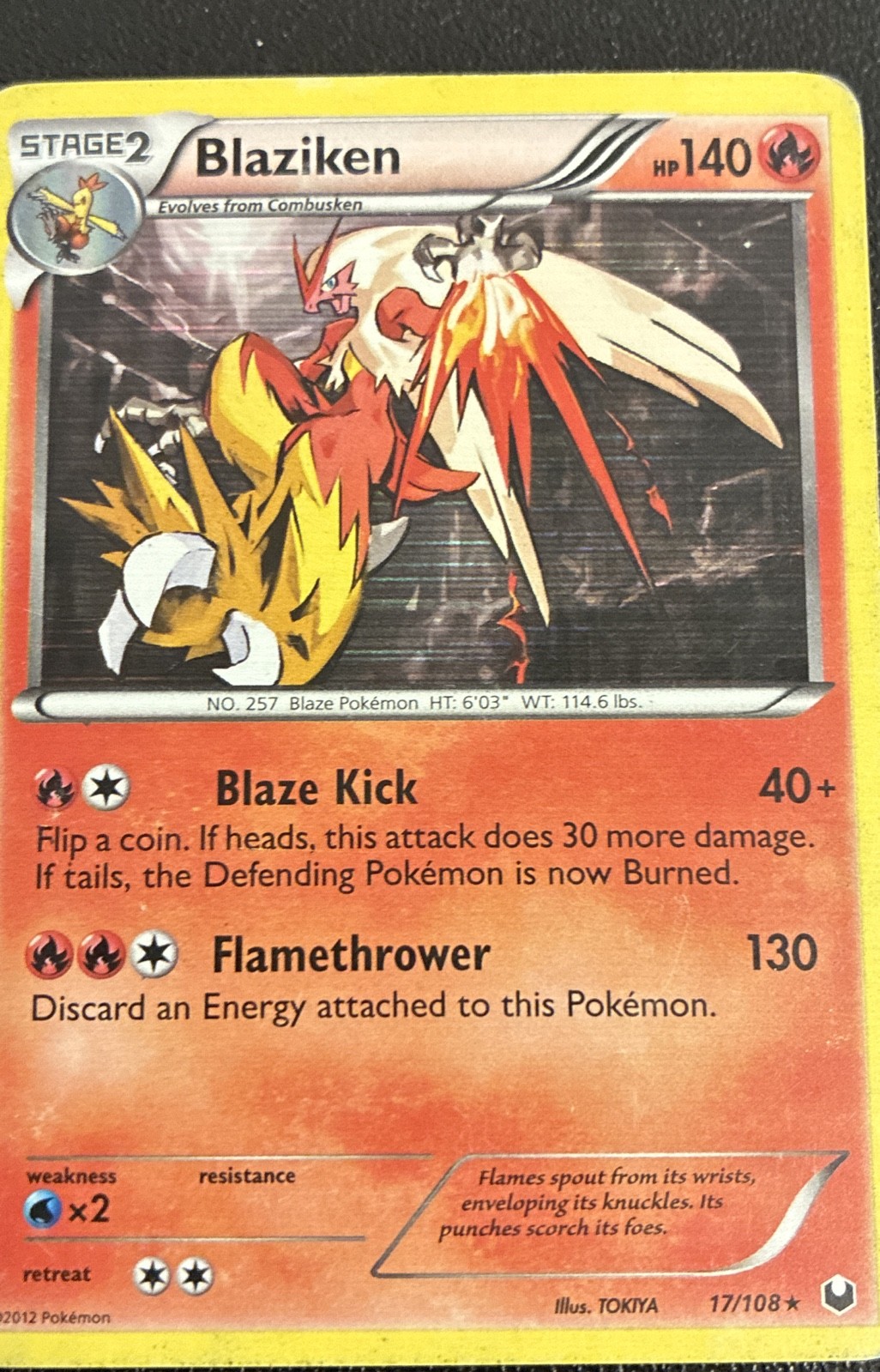 Blaziken 17/108 Dark Explorers Holo Blaziken 17/108 Dark Explorers Holo