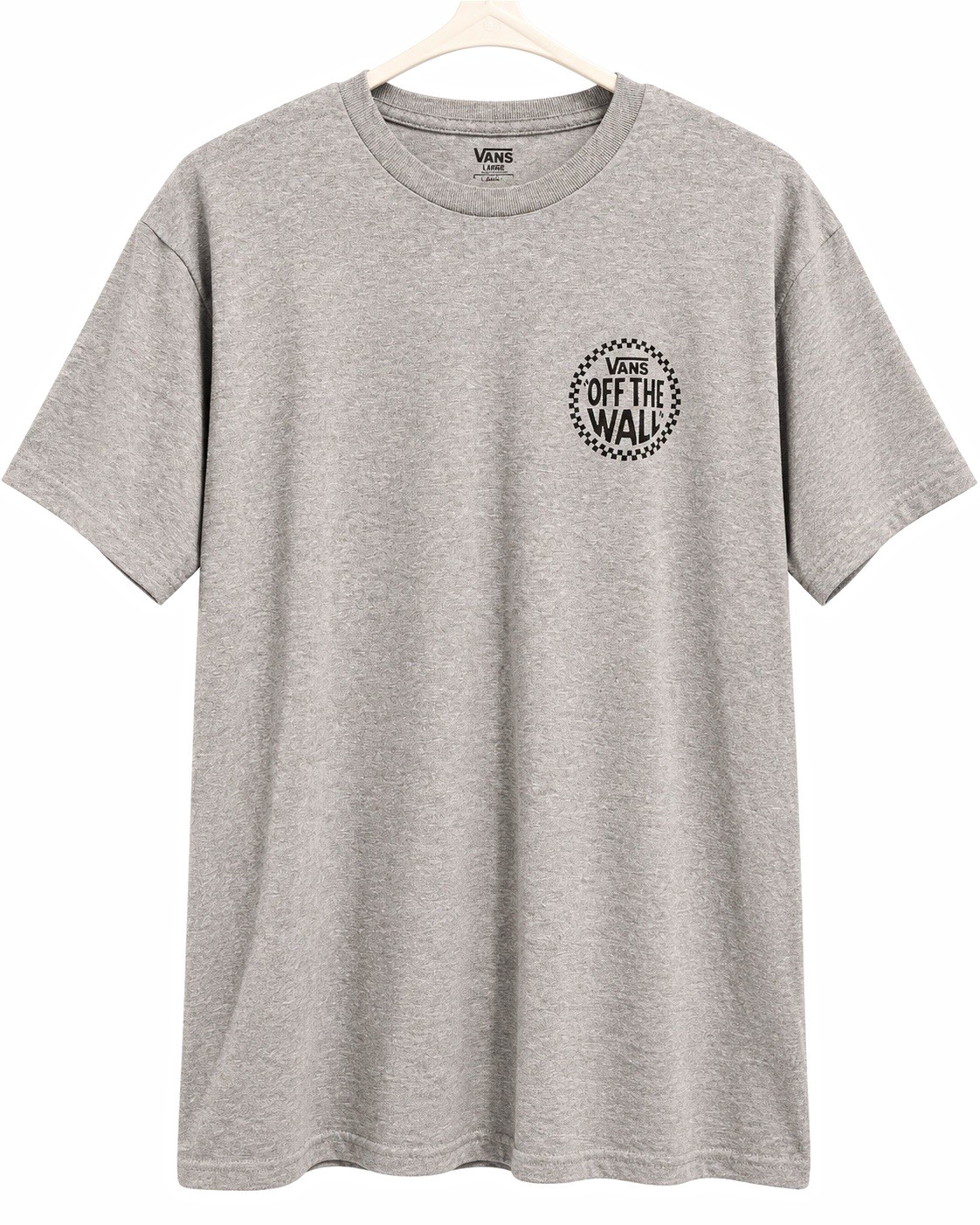 VANS Off The Wall Gray Double-Sided Logo Graphic Crew Neck T-Shirt Men’s L
