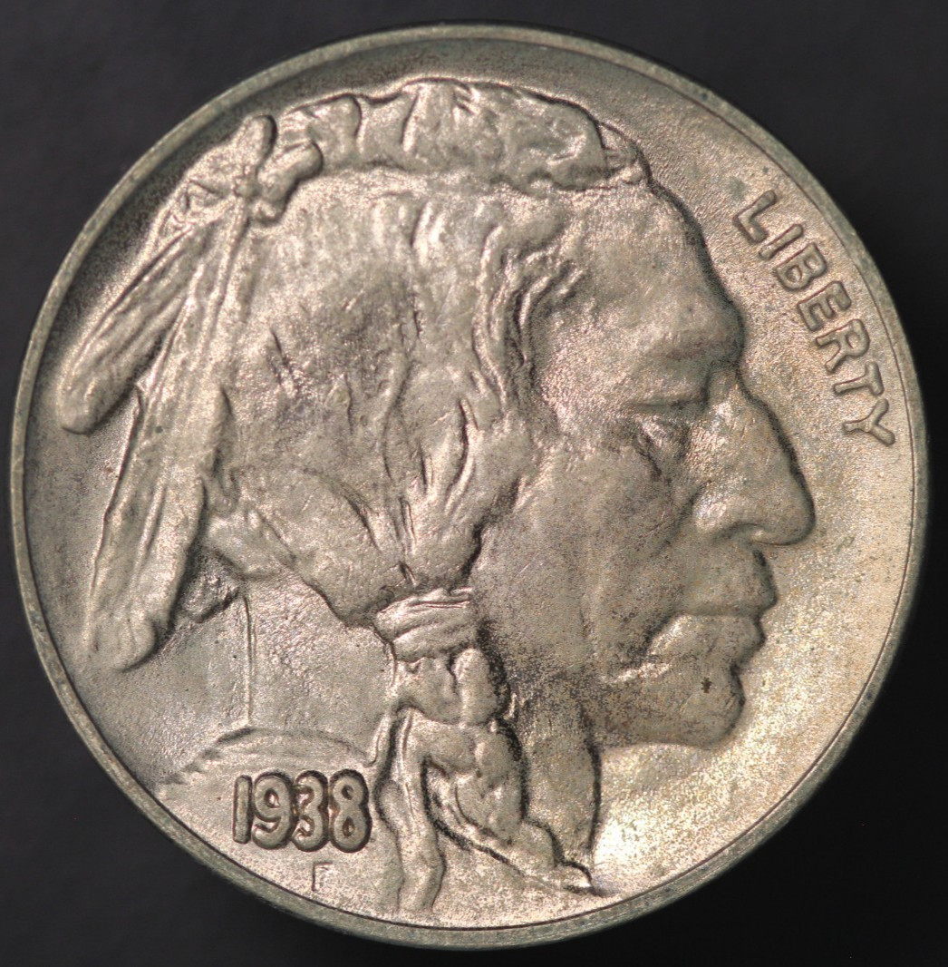 1938 D/S BUFFALO NICKEL | FRESH FROM A COLLECTION | LOT BB-597 1938 D/S BUFFALO NICKEL | FRESH FROM A COLLECTION | LOT BB-597