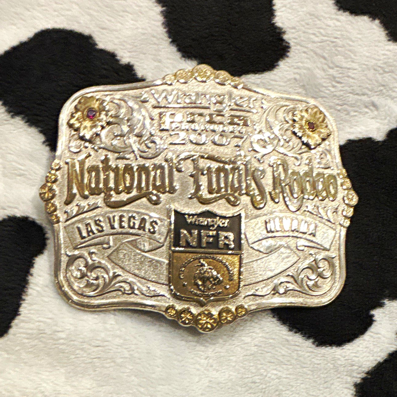 Montana Silversmiths Wrangler NFR Las Vegas Nevada Buckle Ltd. Edition 0924-5000 Montana Silversmiths Wrangler NFR Las Vegas Nevada Buckle Ltd. Edition 0924-5000