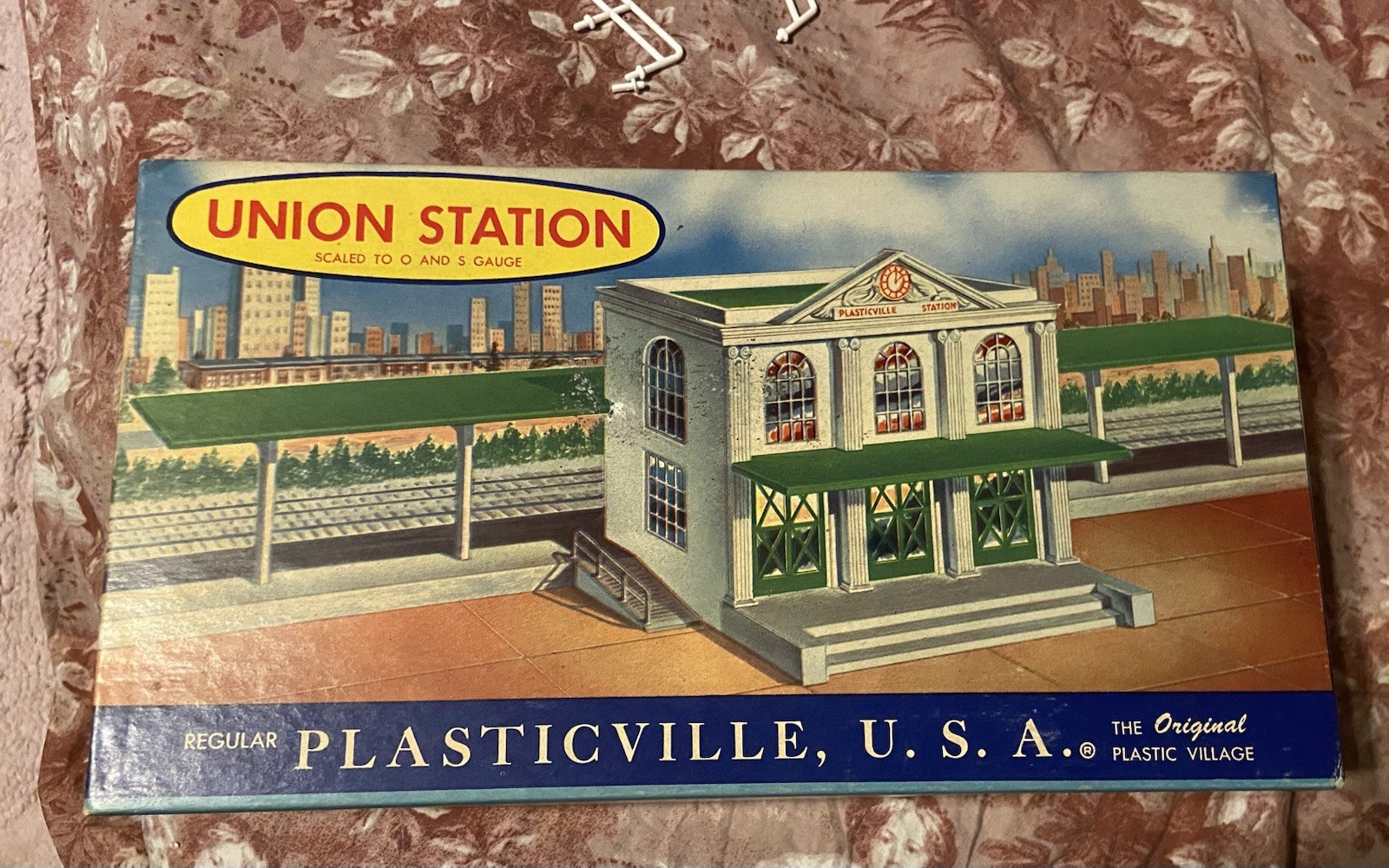 VTG PLASTICVILLE Union Station O & S 1901 198 in ORIG BOX COMPLETE   READ