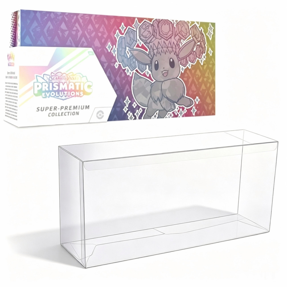 1x Pokemon Prismatic Evolutions Super-Premium Collection Protector SPC Box 0.7mm