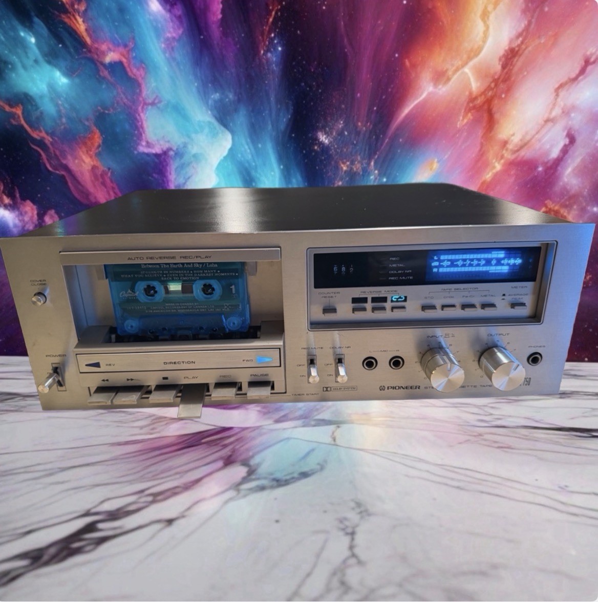 Pioneer CT-F750 Vintage Tape Deck Tested 5 New Belts Cleaned, Lubed, Serviced🎶 Pioneer CT-F750 Vintage Tape Deck Tested 5 New Belts Cleaned, Lubed, Serviced🎶