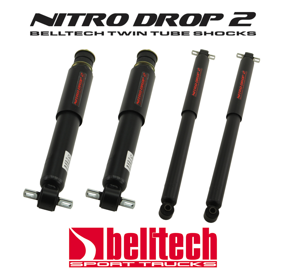 88-98 C1500/Sierra/Silverado Nitro Drop 2 Front/Rear Shocks for 2/4 Drop
