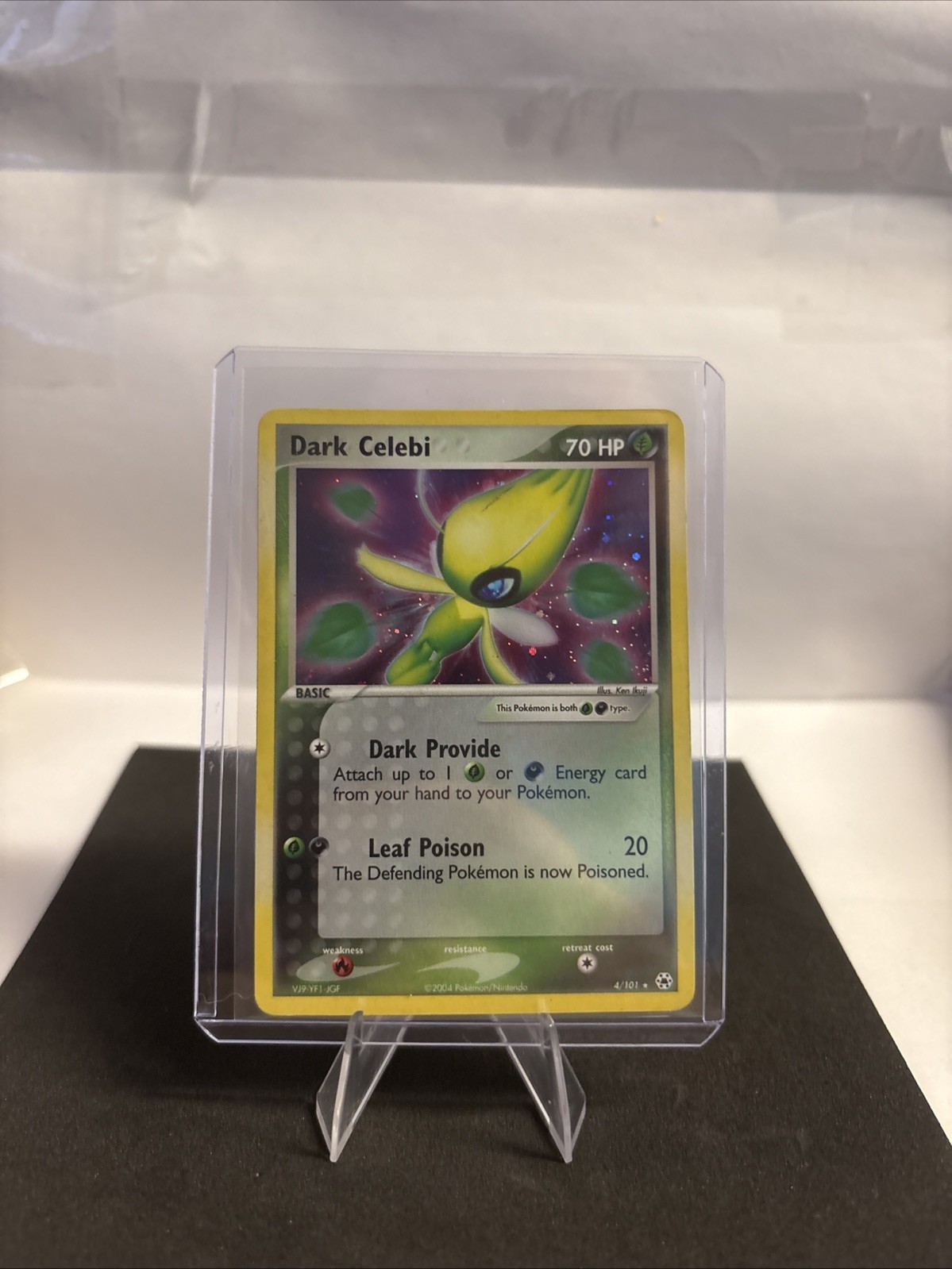 Pokémon Dark Celebi 4/101 Hidden Legends Holo 70 HP Holo Rare English