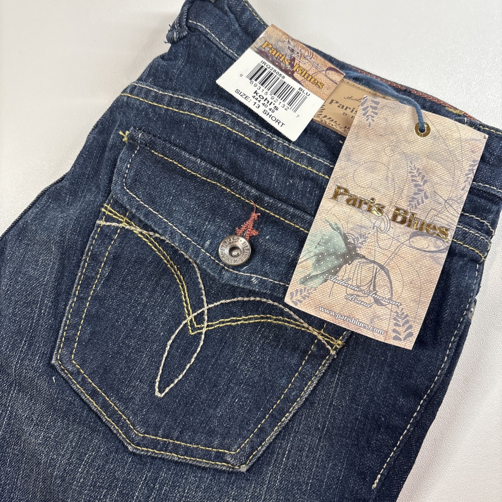 New Paris Blues Y2K 90s Flare Leg Jeans Sz 13 Short Junior Mid-Rise Stretch New Paris Blues Y2K 90s Flare Leg Jeans Sz 13 Short Junior Mid-Rise Stretch