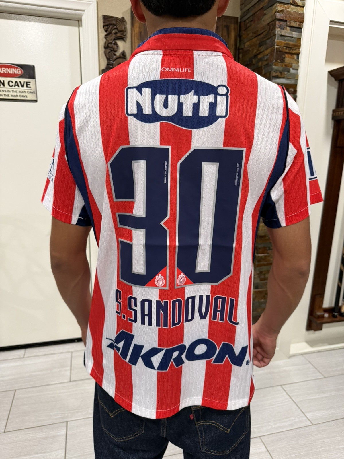 Santi Sandoval #30 Chivas Guadalajara 2026-27 Home Jerseys Size XLARGE 