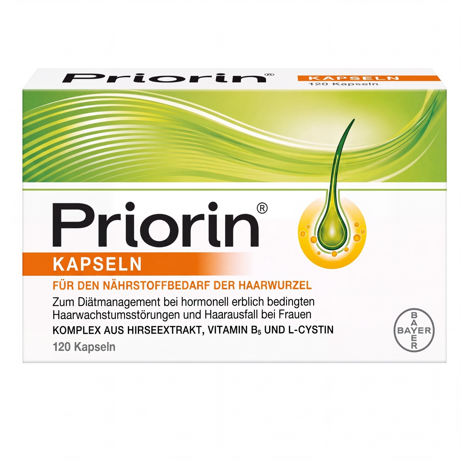 Priorin Capsules Hair Nutrition Support 120 Capsules Exp:11/2027